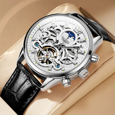 Fritz® | Automatische Mechanische Uhr mit Lederarmband™