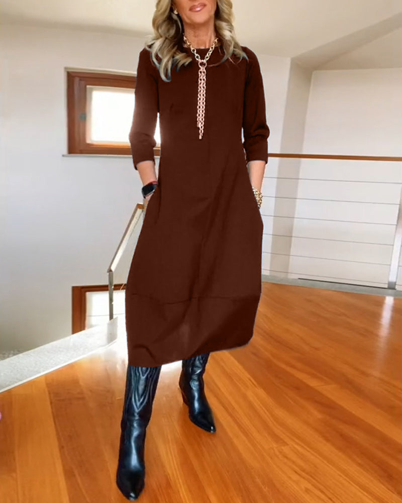 Ellie - Elegantes Midi-Kleid