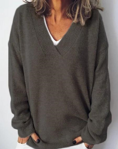 Monika® | V-Ausschnitt Cashmere Pullover