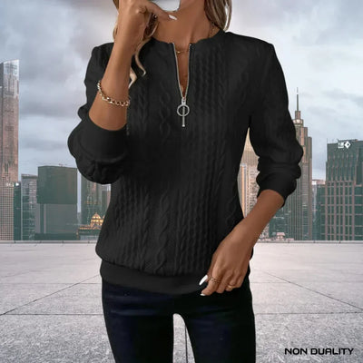 Liesbeth® | Non-Dualität Zip-Up Sweatshirt