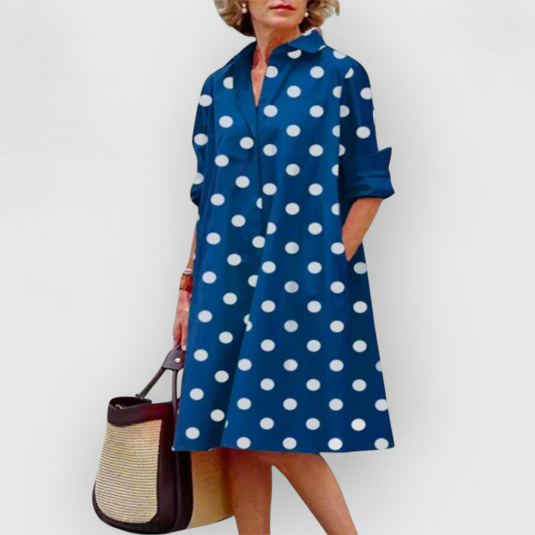 Ophelia® | Premium Kleid mit Punkten