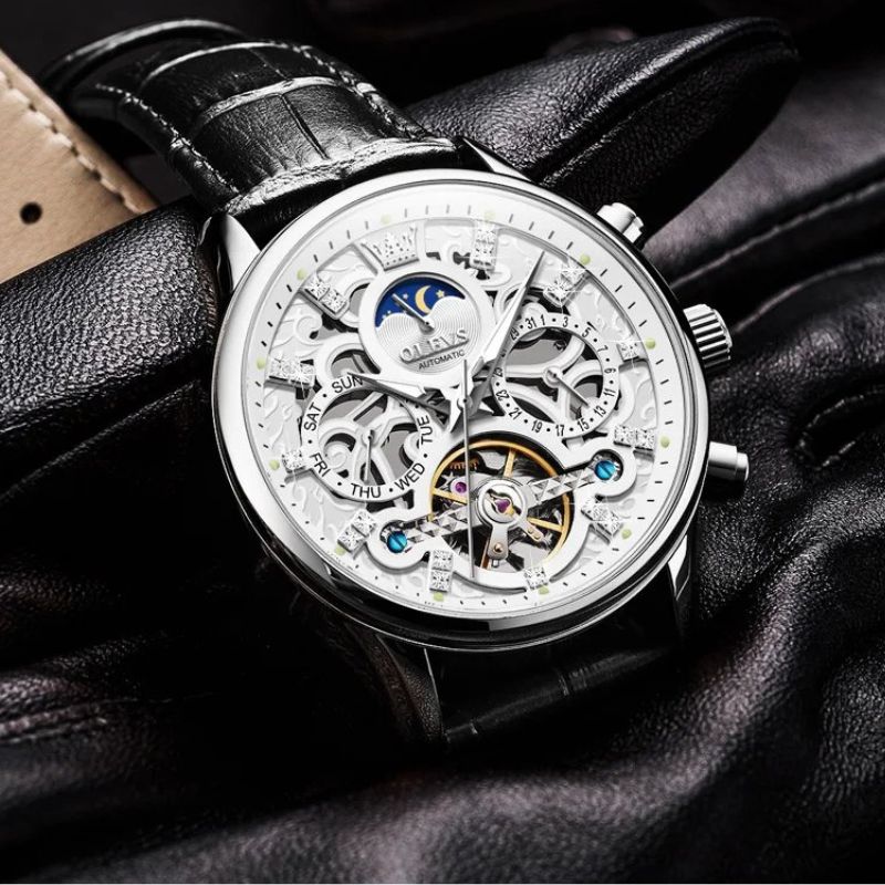 Fritz® | Automatische Mechanische Uhr mit Lederarmband™