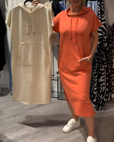 Vivia® | Lässiges Hoodie-Kleid