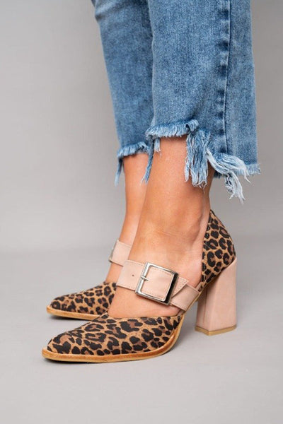 Brigitte® | Elegante Leopard-Suede-Sandalen