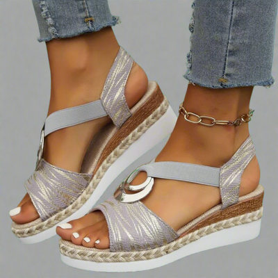 Dahlie | Stilvolle Keil-Sandalen aus Premium-Material