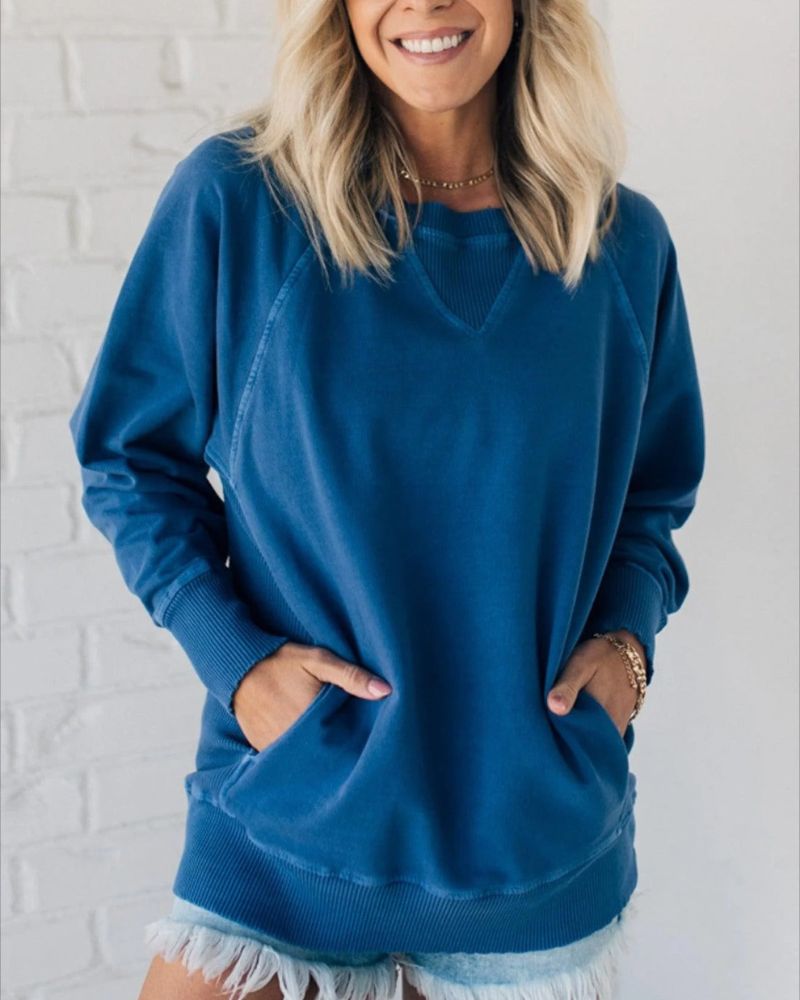 Karla® | Gerippter Pullover mit Taschen