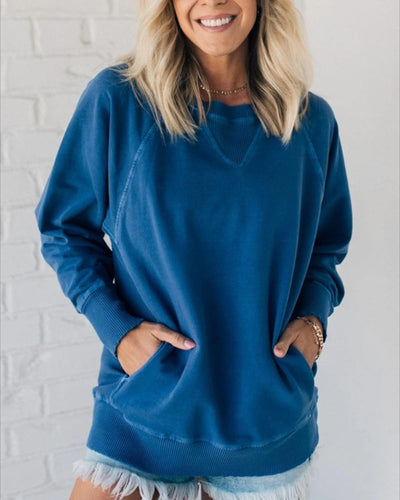 Karla® | Gerippter Pullover mit Taschen