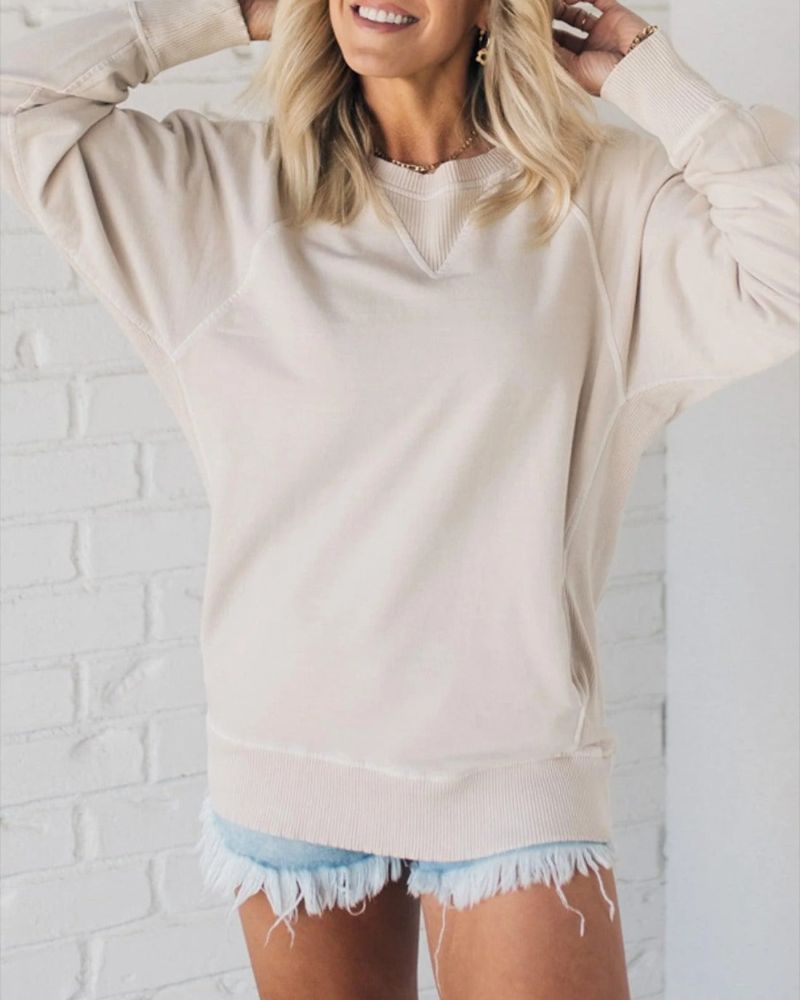 Karla® | Gerippter Pullover mit Taschen