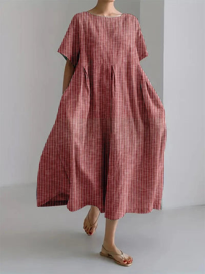 BIANCA | Lässiges Langarmkleid im Retro-Stil Komfortabel, Ideal für Alle Anlässe