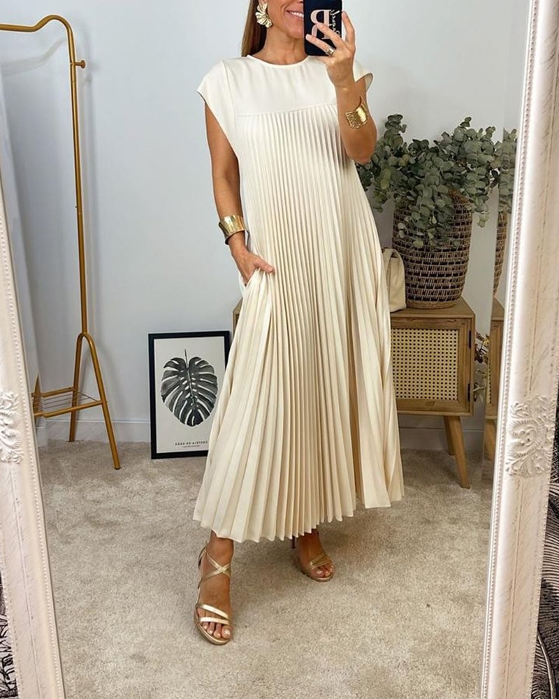 Franziska - Elegantes Plisseekleid