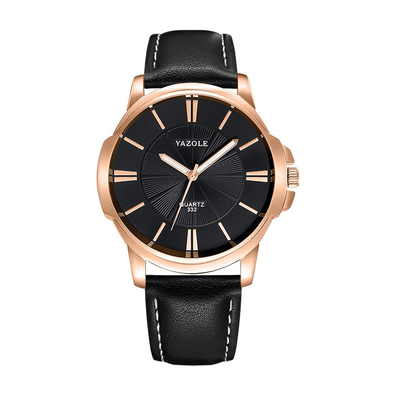 Arno® | Luxuriöse Blaues Glas Lederuhr™