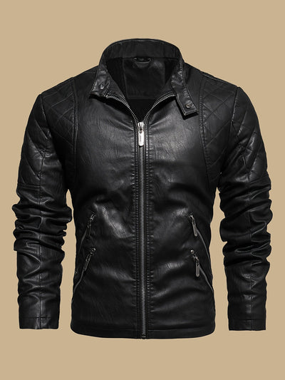 Simon® | Handgefertigte Lederjacke für Herren