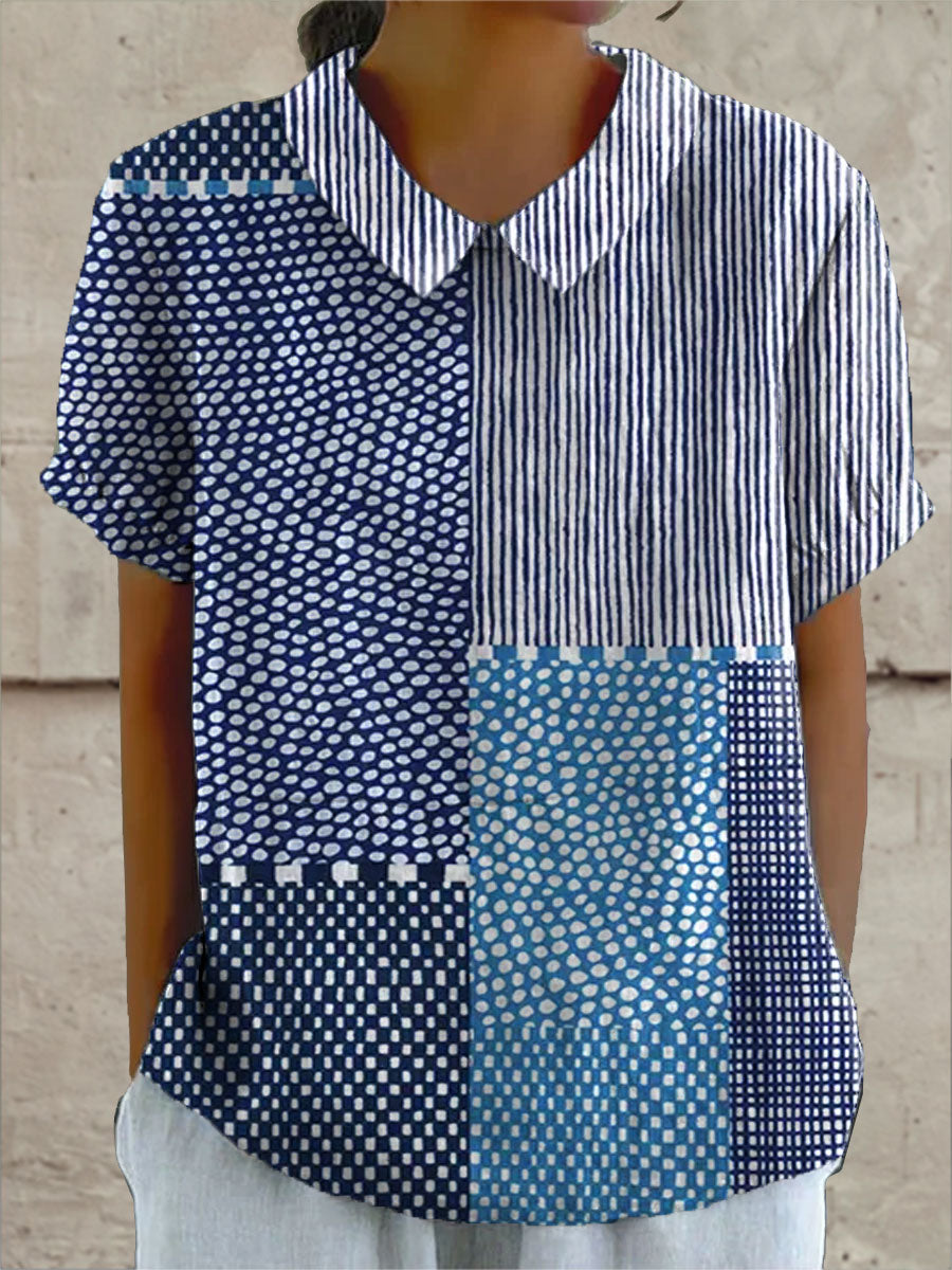 Amelie® | Patchwork Druckshirt