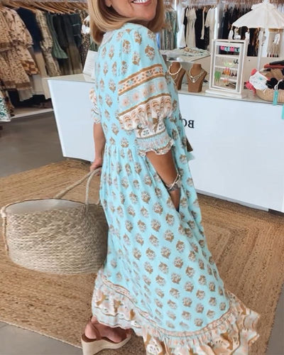 Riley - Buntes Boho-Kleid