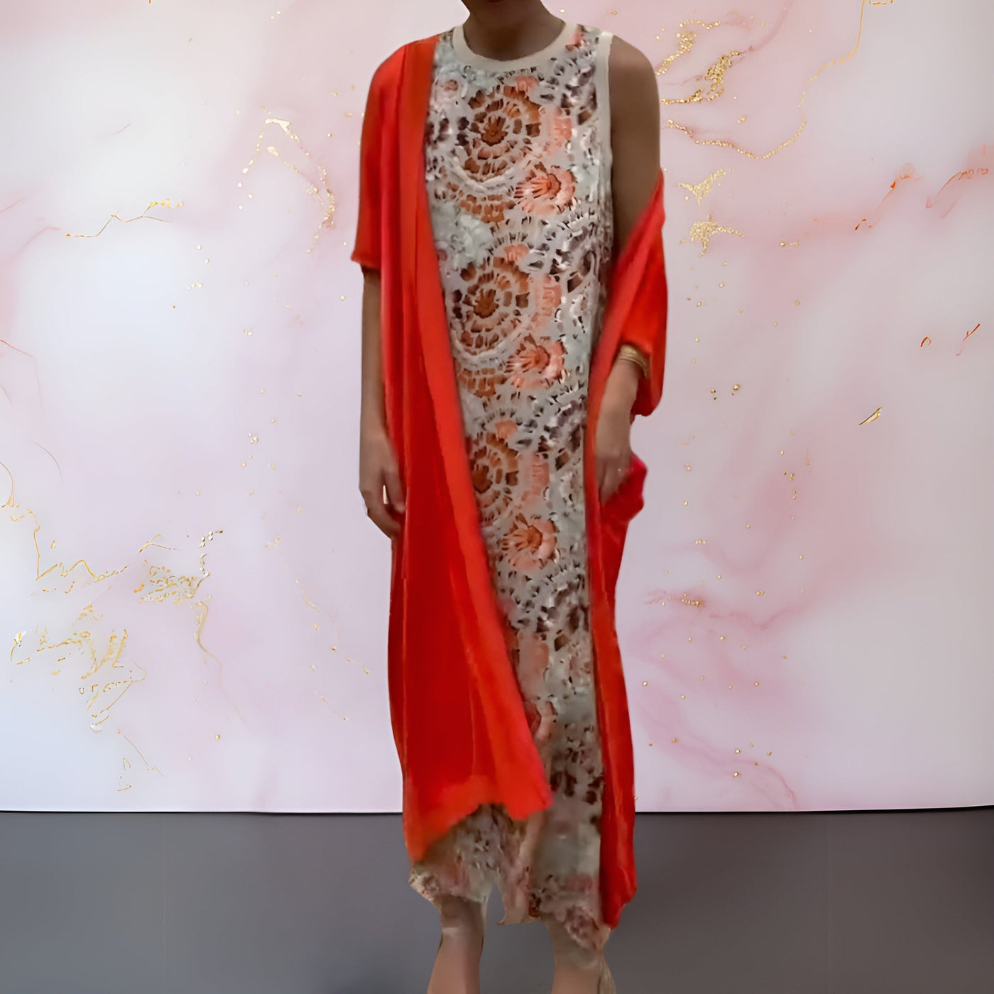 Vina® | Elegantes Kleid mit Weste