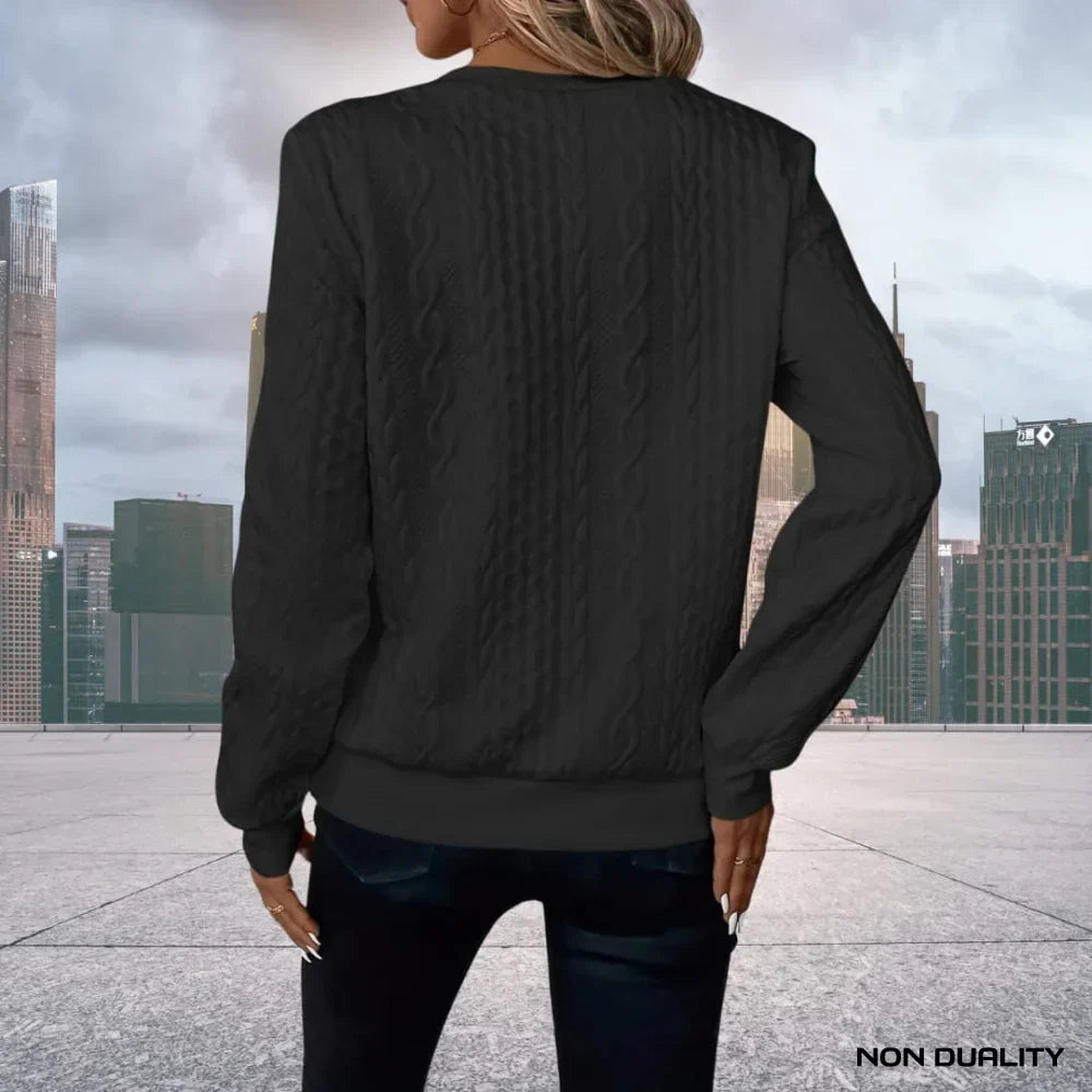 Liesbeth® | Non-Dualität Zip-Up Sweatshirt