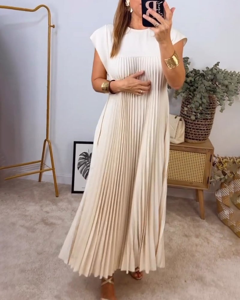 Franziska - Elegantes Plisseekleid