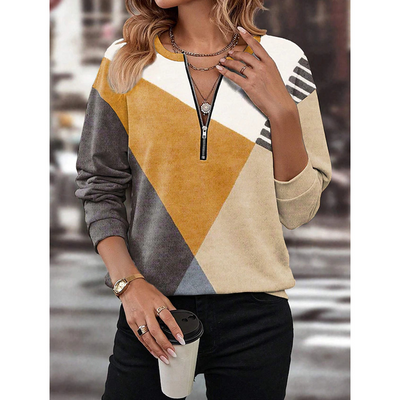 Josefa® | Weiches geometrisches Sweatshirt