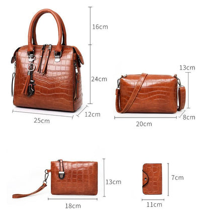 MONI® | SET AUS LEDERTASCHEN MIT 4 TEILEN