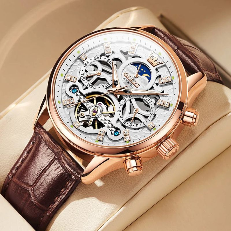 Fritz® | Automatische Mechanische Uhr mit Lederarmband™