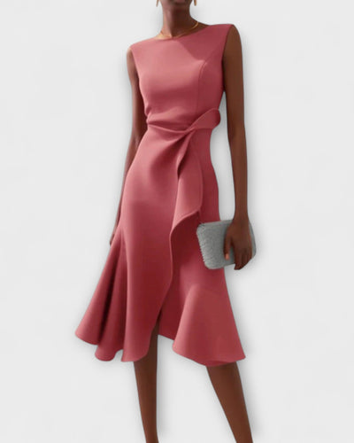 Greta® | Schwingendes Kleid mit Drapierung