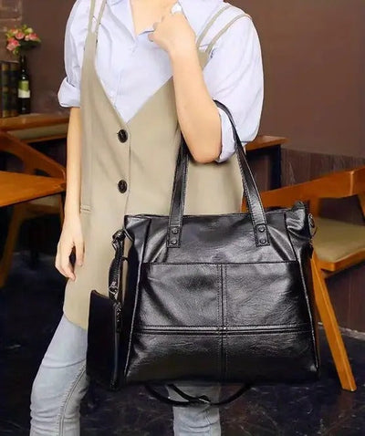 ERNA® | Leder Tasche + Geldbörse (Kostenlos)