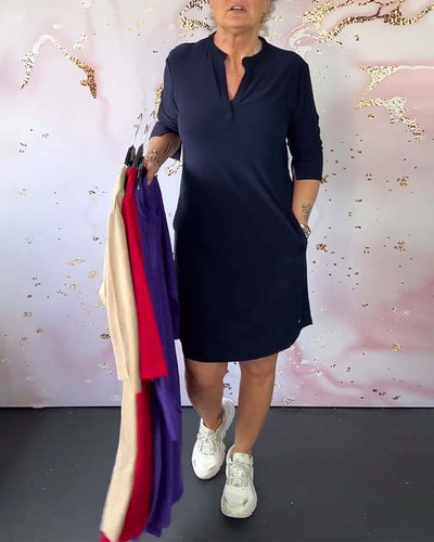 Lily - Vielseitiges Poloshirt-Kleid