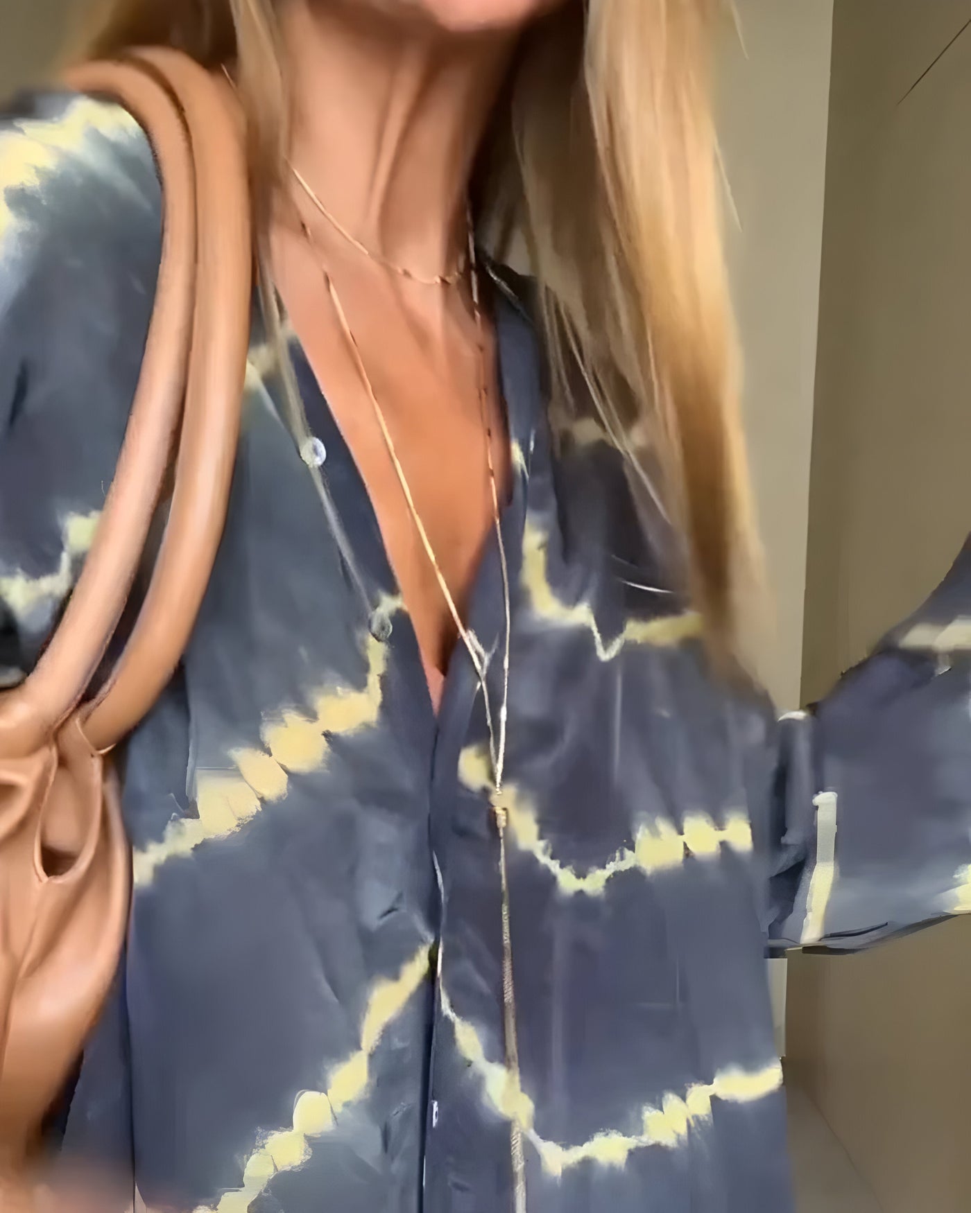 Sophie - Boho Fließendes Gestreiftes Maxikleid