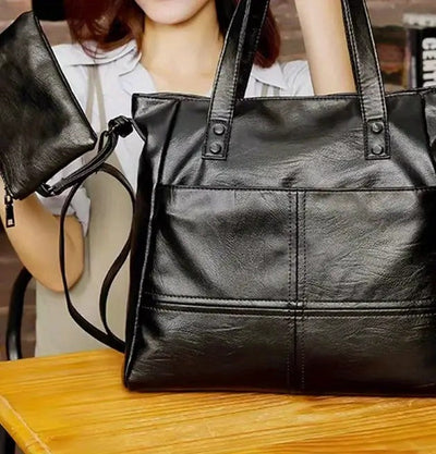 ERNA® | Leder Tasche + Geldbörse (Kostenlos)