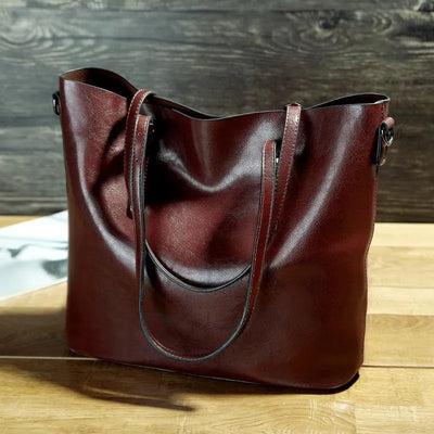 RINA® | Vintage-Ledertasche mit Schulterriemen
