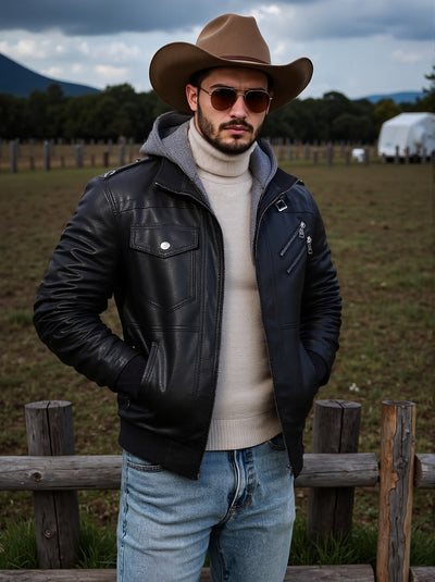 Niklas® | Handgefertigte Lederjacke für Herren