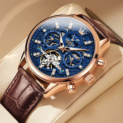Fritz® | Automatische Mechanische Uhr mit Lederarmband™