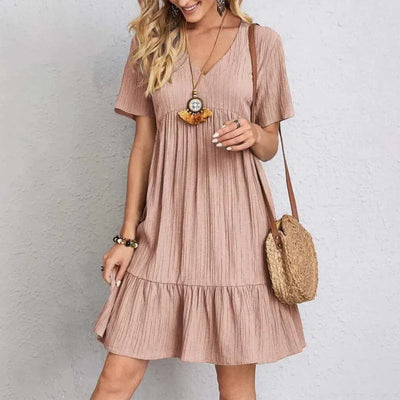 Elske™ | Elegante V-hals Mini Jurk