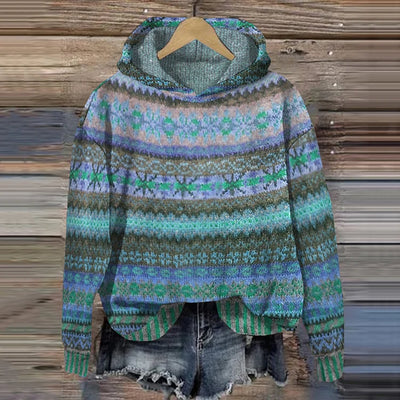 PAOLA® | ETHNISCHE KAPUZENPULLOVER
