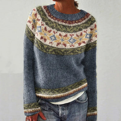 ORIANNA® | RETRO FARBBLOCK PULLOVER