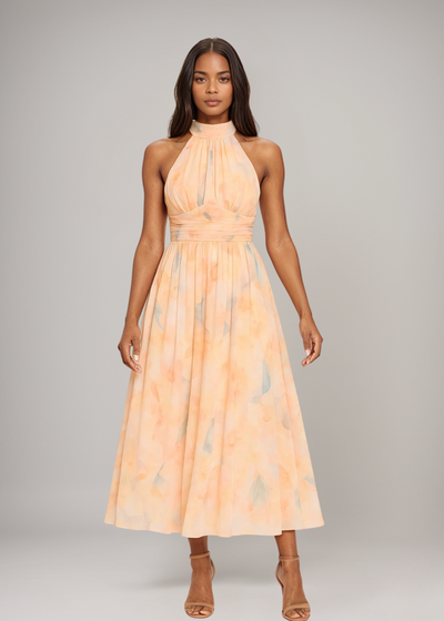 Joli - Maxikleid mit Neckholder-Ausschnitt