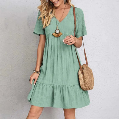Elske™ | Elegante V-hals Mini Jurk