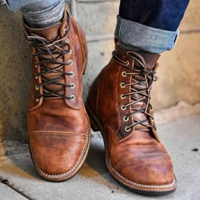 Lars® | Kunstleder Stiefeletten