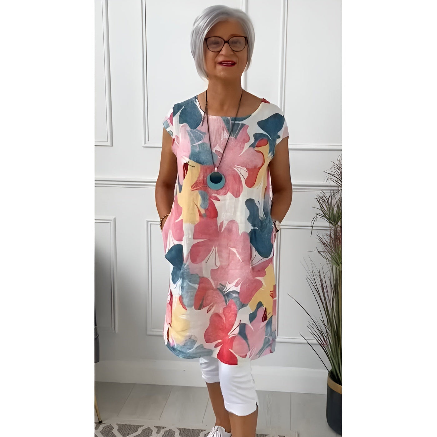 Hayley - Leichtes Kleid mit Blumenmuster