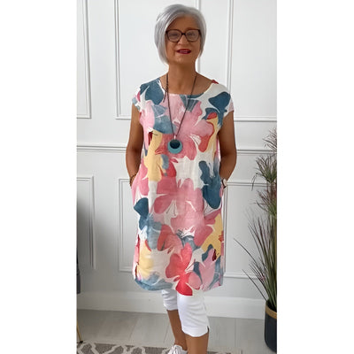 Hayley - Leichtes Kleid mit Blumenmuster