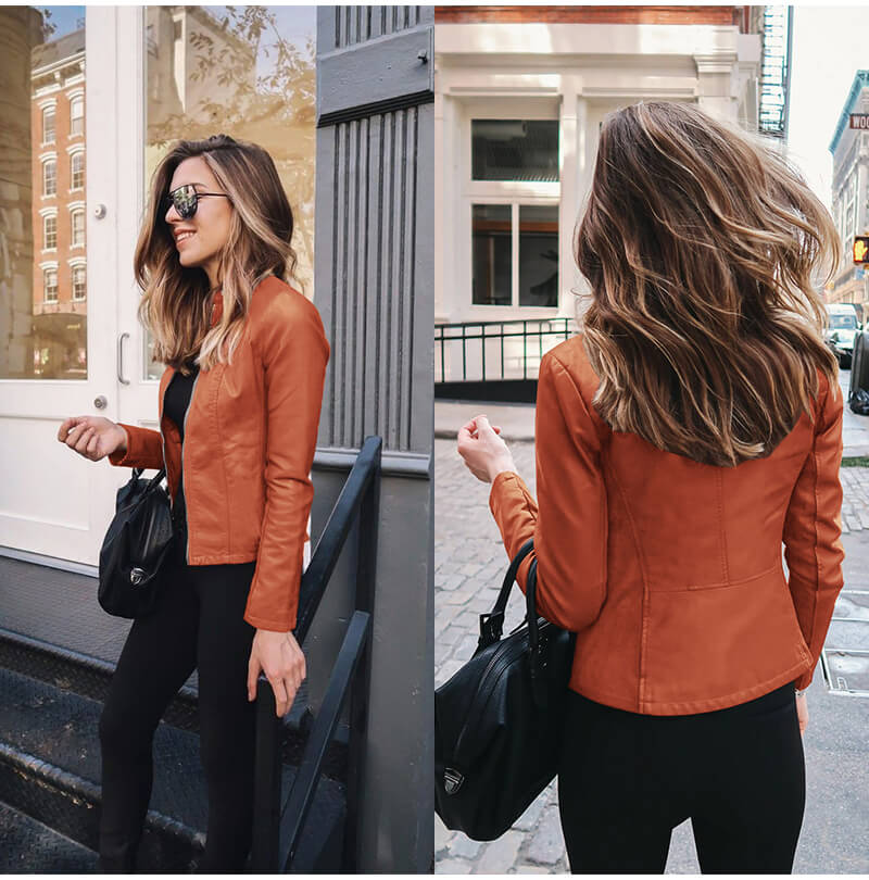 Pauline® | Italienische Lederjacke