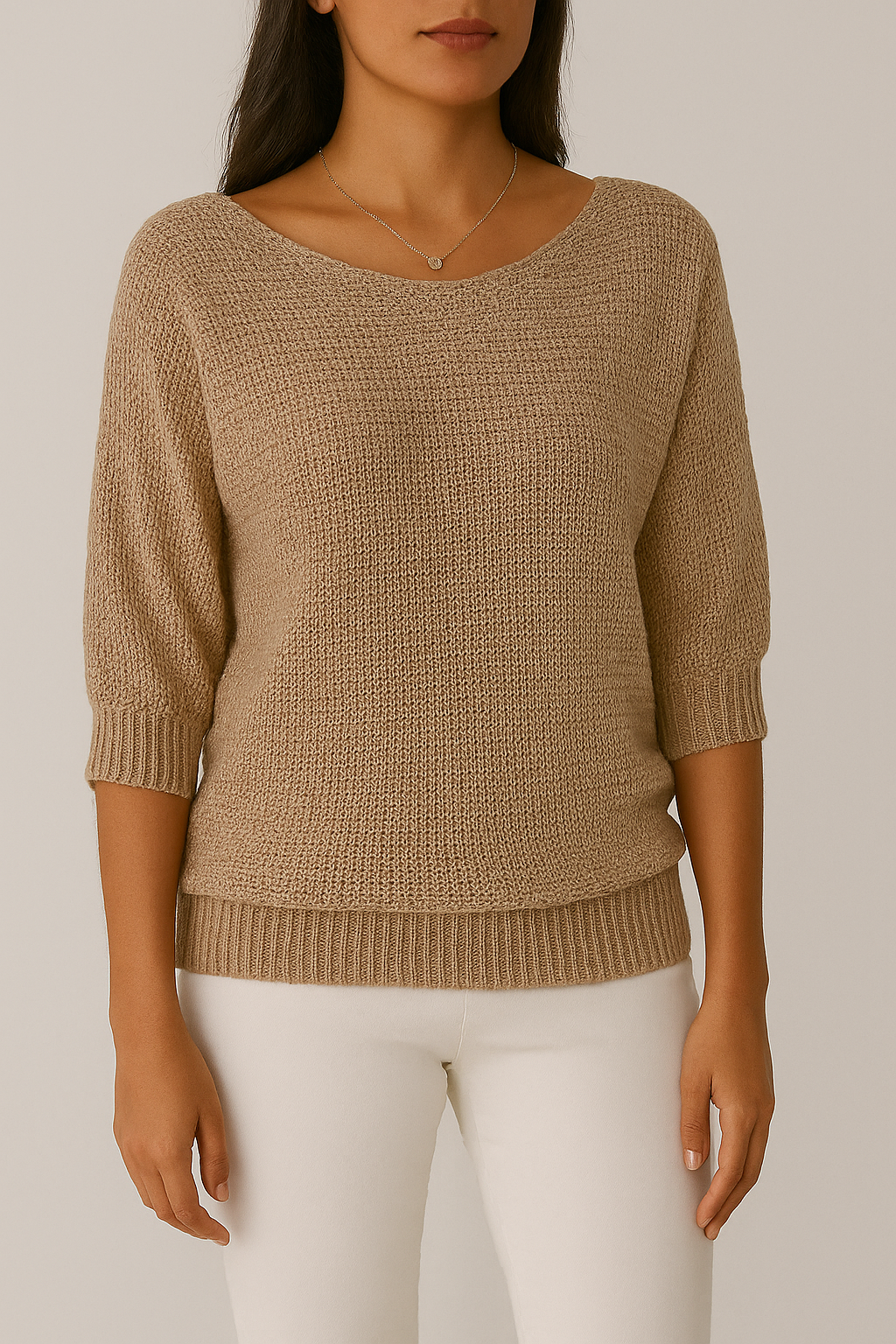 Nadya - Gemütlicher Lockerer Strickpullover