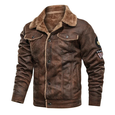 Dominik® | Handgefertigte Lederjacke für Herren
