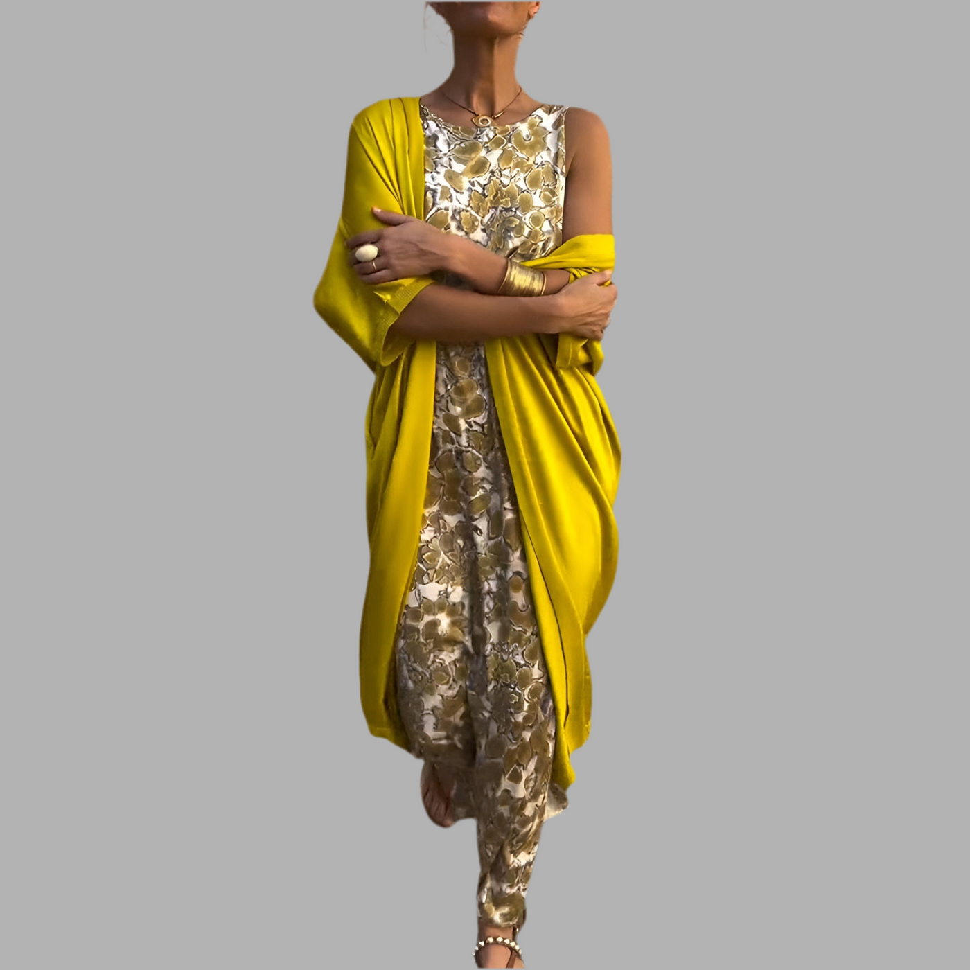 Vina® | Elegantes Kleid mit Weste