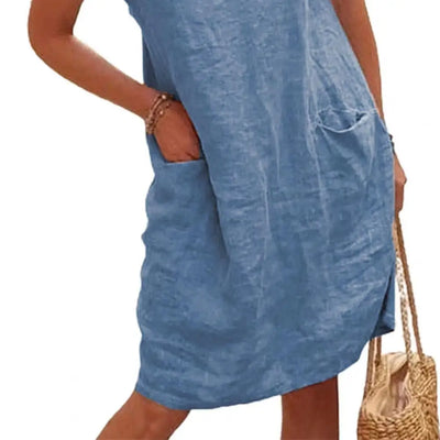 Malea® | Weiches Denim Kleid