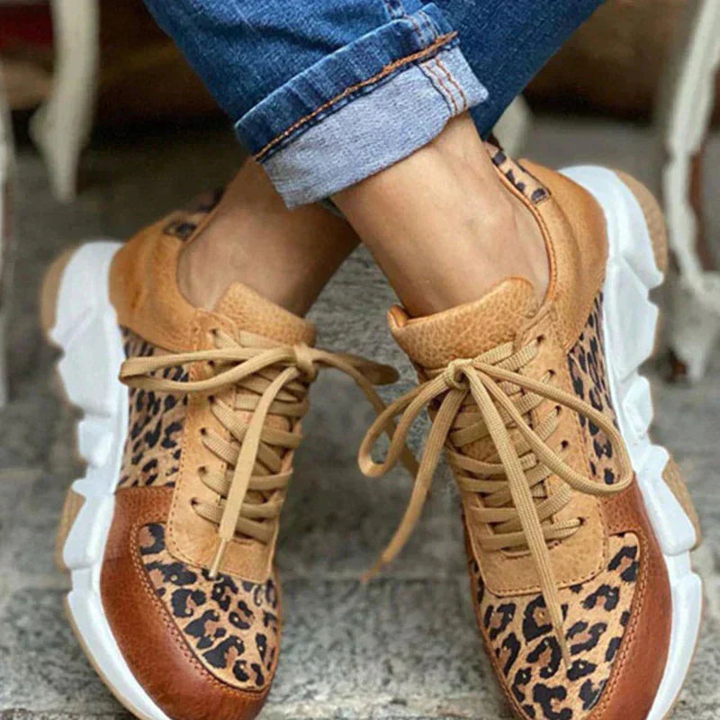 Liva® | Bequeme Leoparden-Sneaker