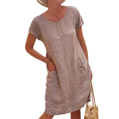 Malea® | Weiches Denim Kleid
