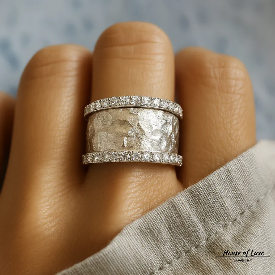 Kira® | Vintage Silberring mit Zirkonia