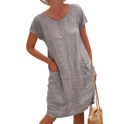 Malea® | Weiches Denim Kleid