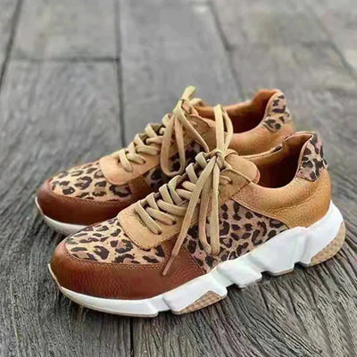 Liva® | Bequeme Leoparden-Sneaker